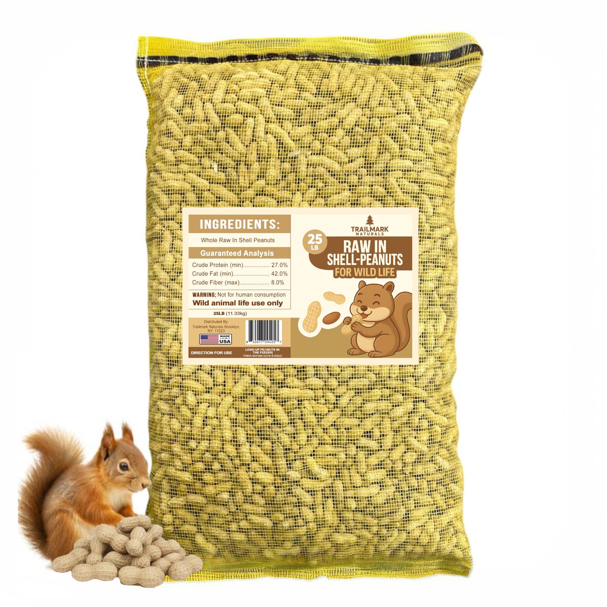 Raw Peanuts- In Shell – Trailmark Naturals