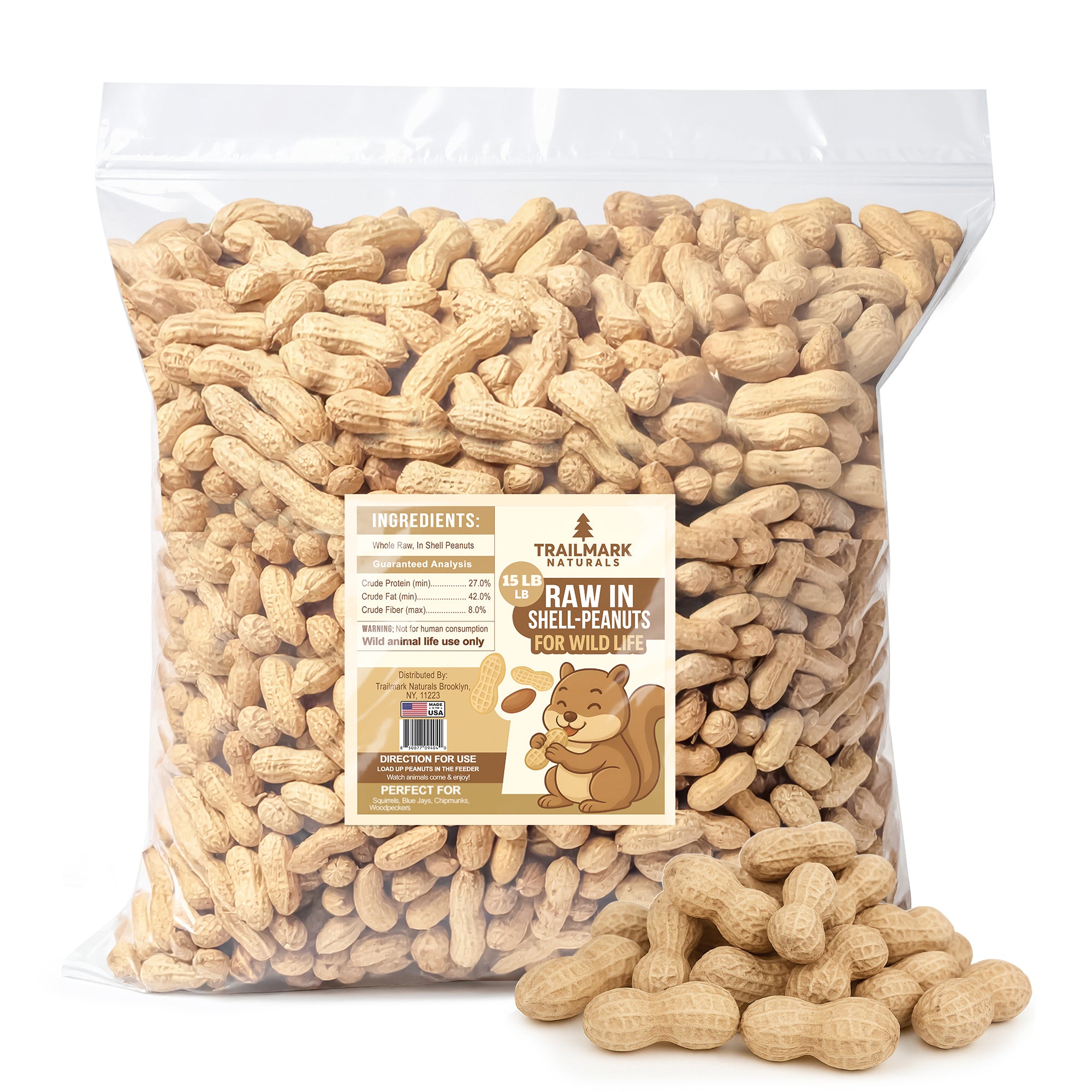 Raw Peanuts- In Shell – Trailmark Naturals