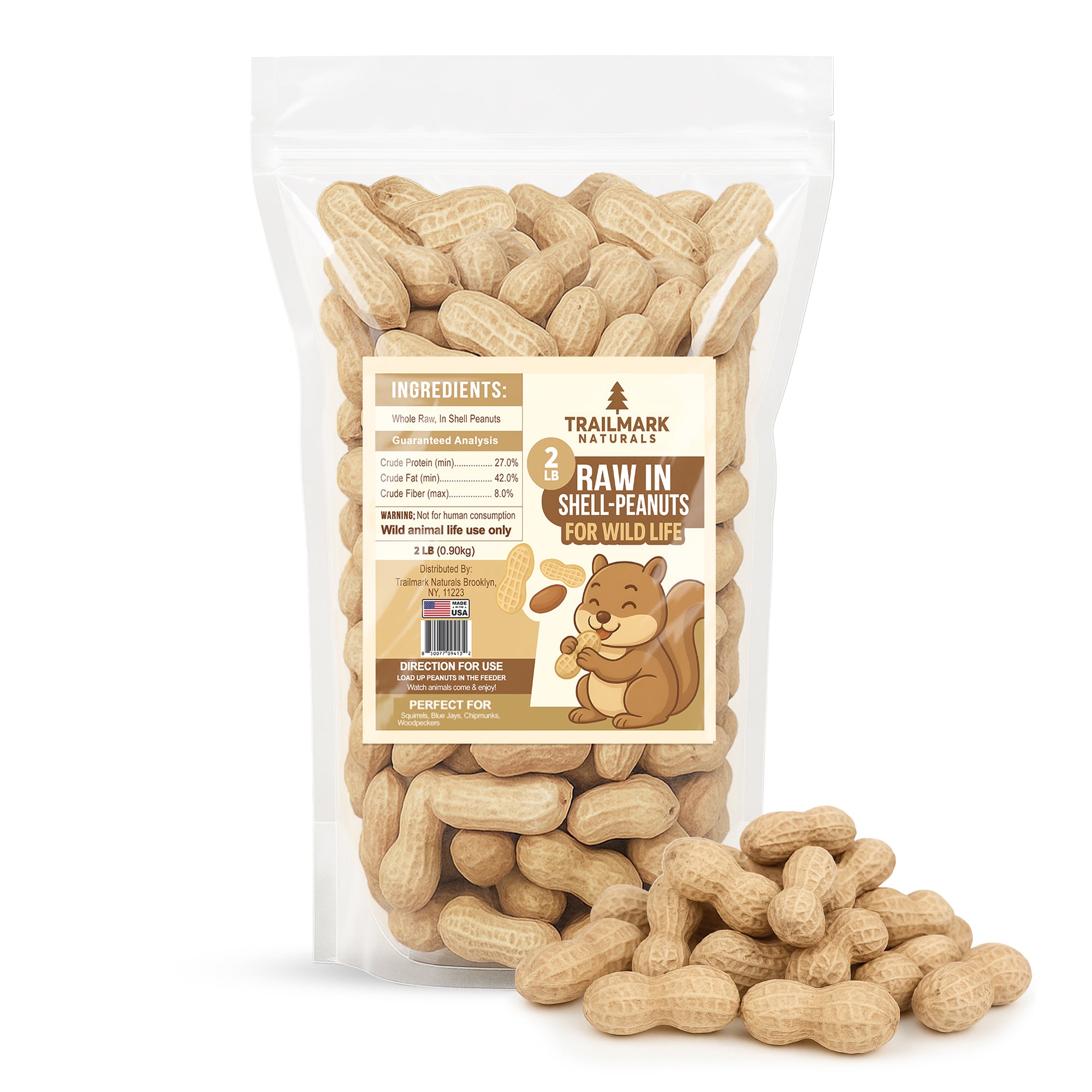 Raw Peanuts- In Shell – Trailmark Naturals