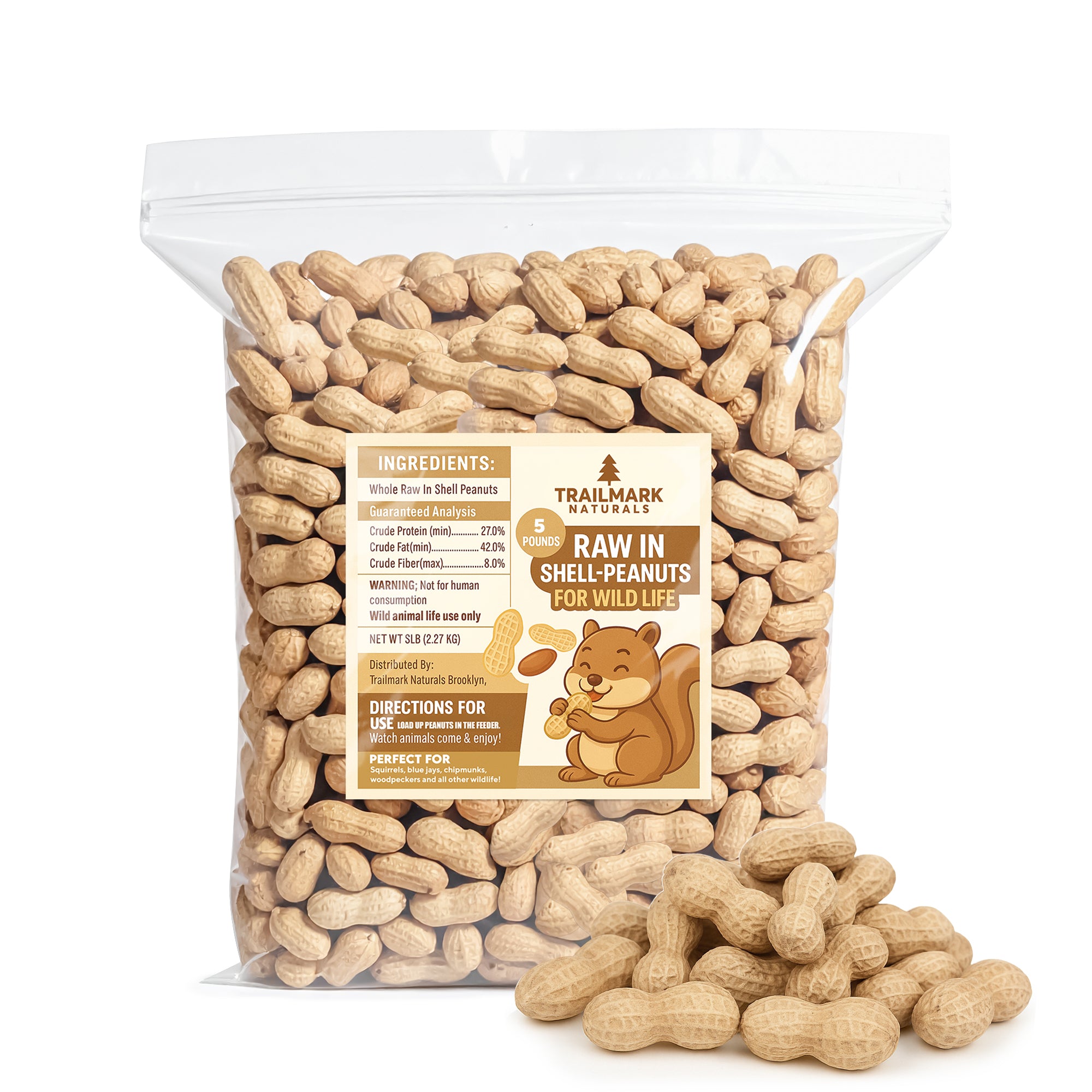 Raw Peanuts- In Shell – Trailmark Naturals