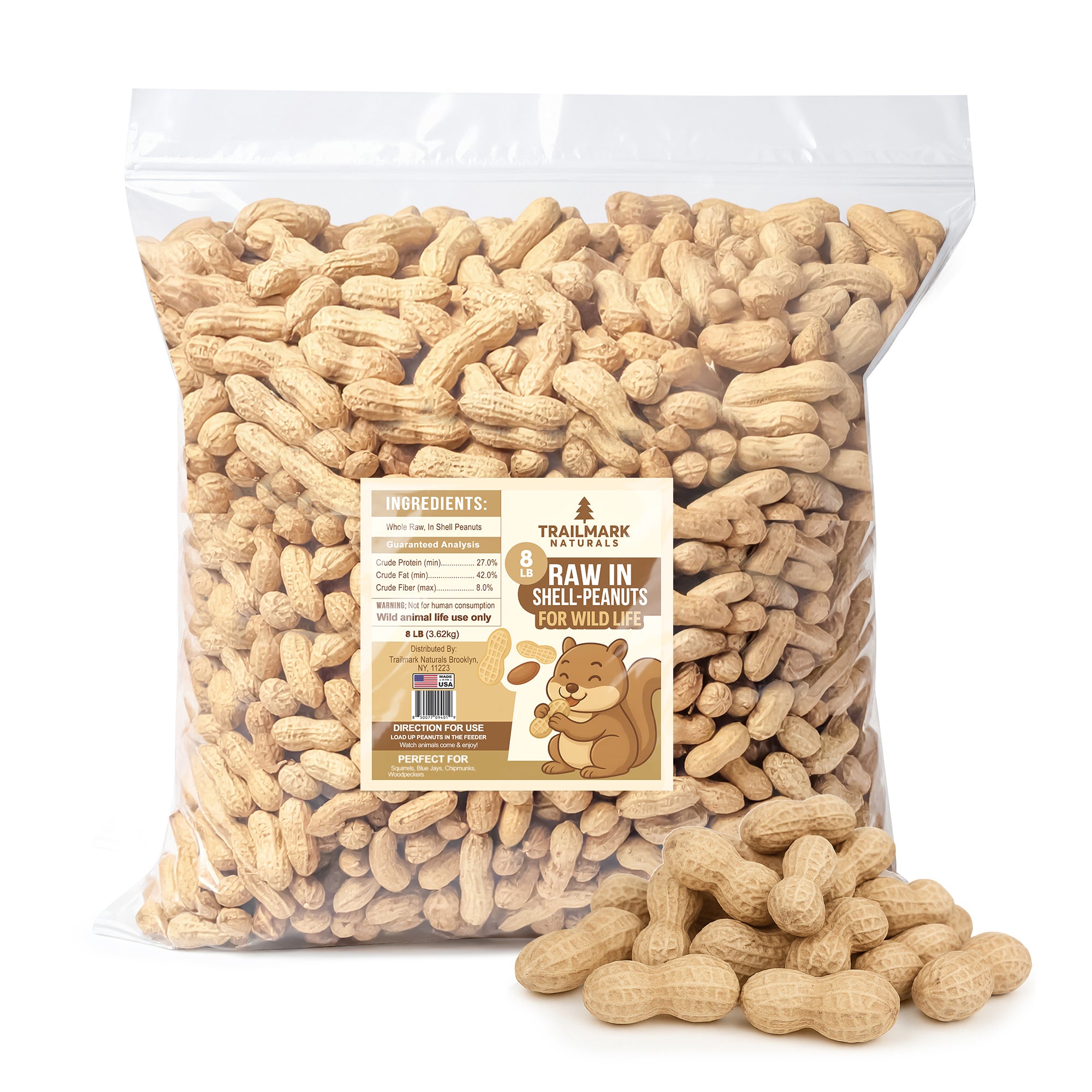 Raw Peanuts- In Shell – Trailmark Naturals
