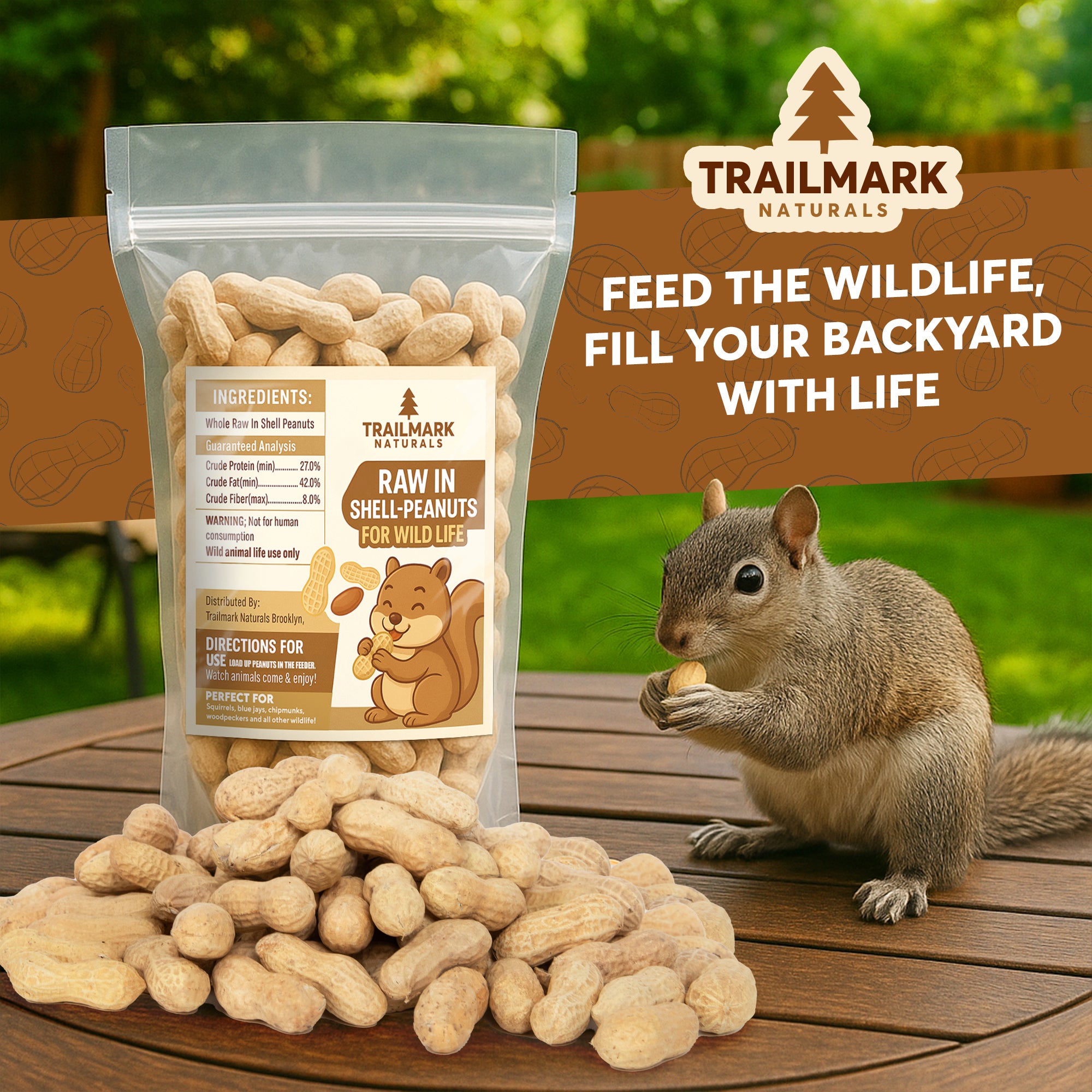 Raw Peanuts- In Shell – Trailmark Naturals