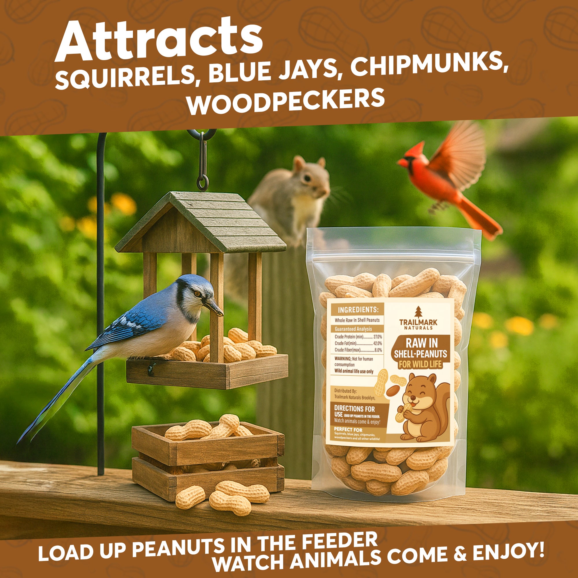 Raw Peanuts- In Shell – Trailmark Naturals