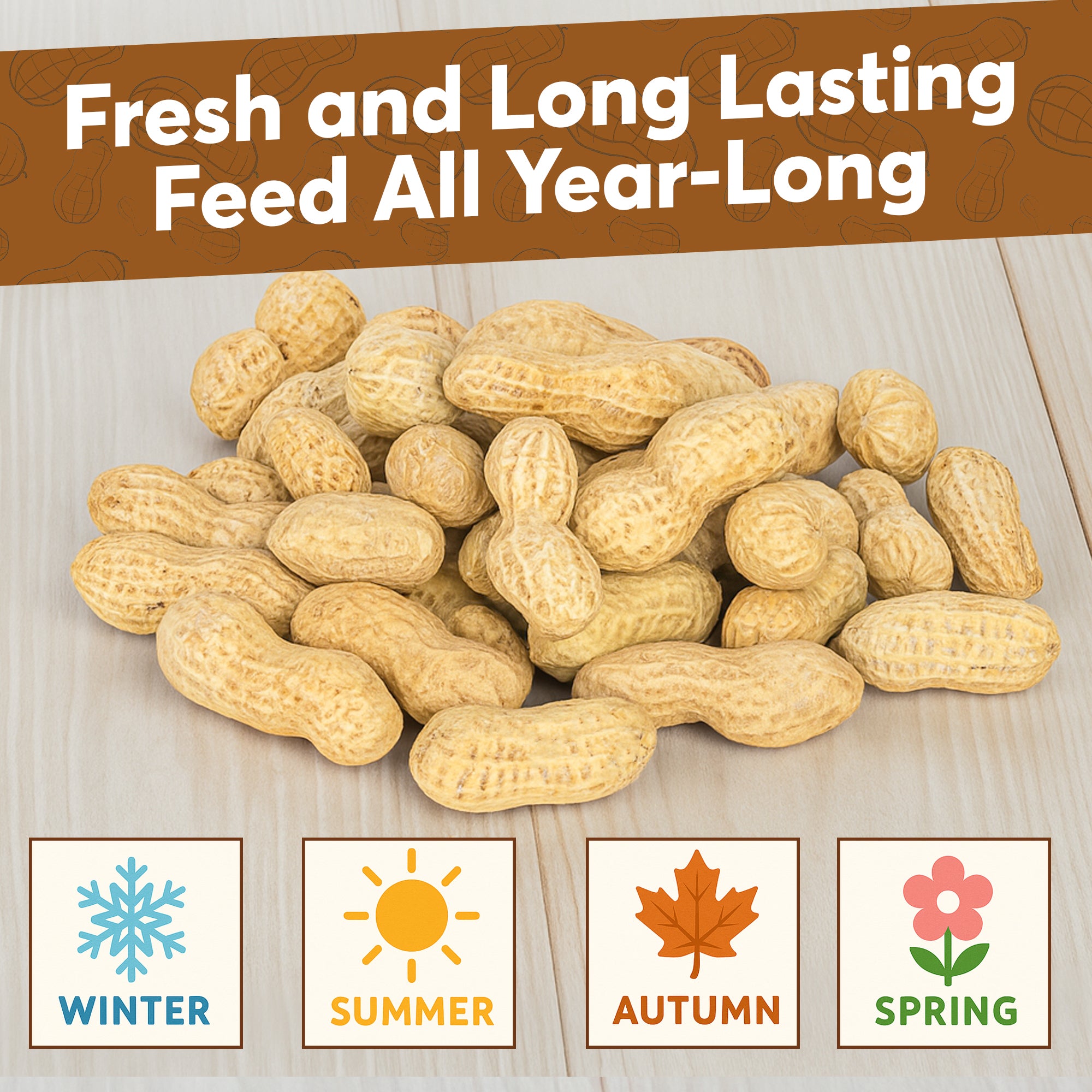 Raw Peanuts- In Shell – Trailmark Naturals