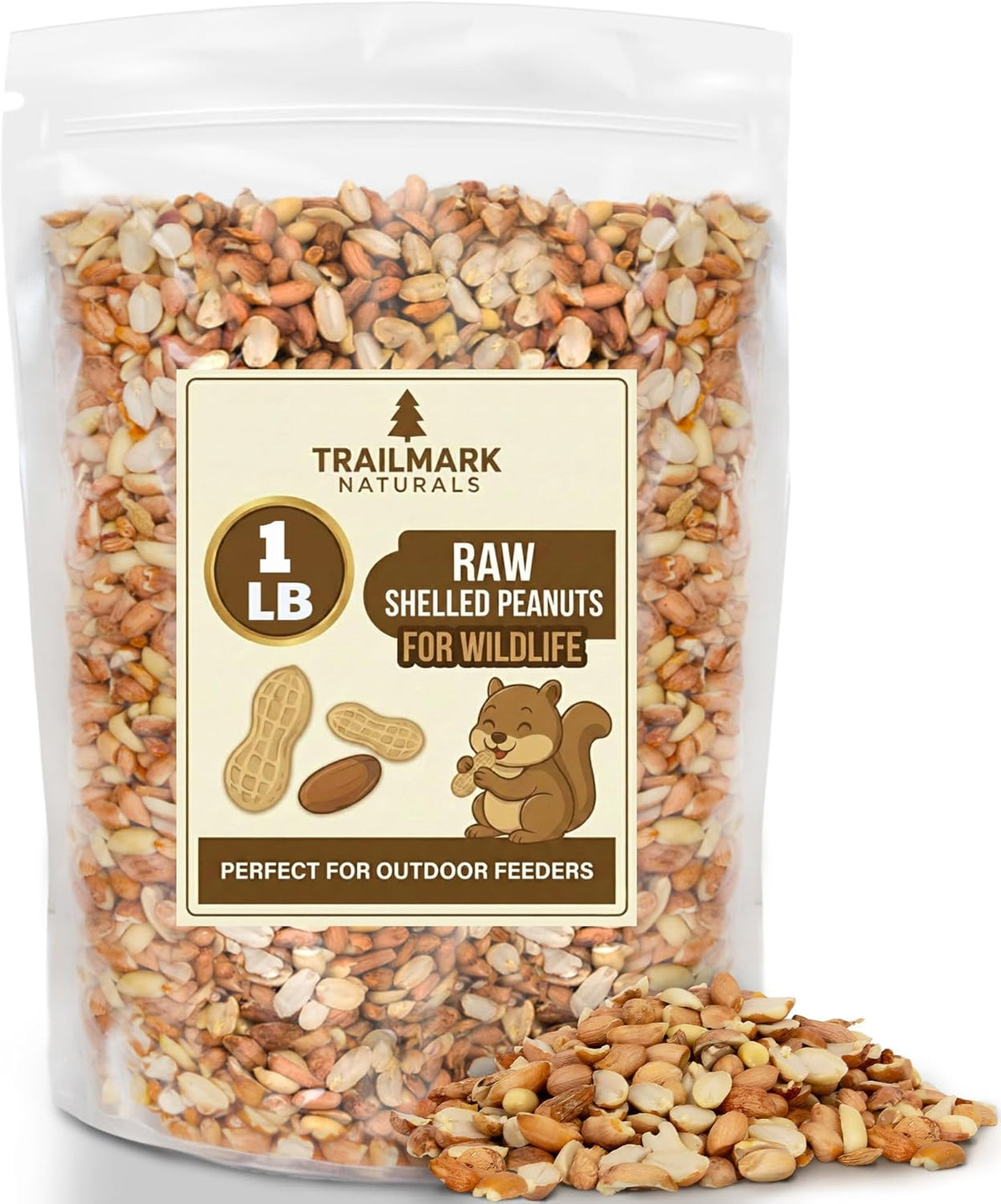 Raw Shelled Peanuts – Trailmark Naturals