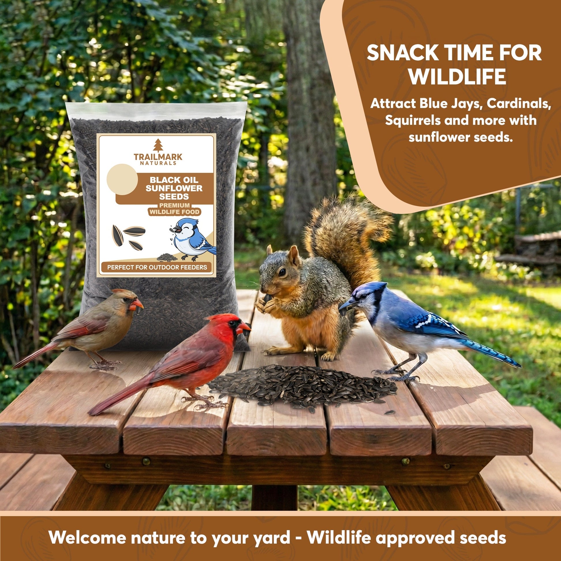 Black Oil Sunflower Seeds – Trailmark Naturals - Trailmark Naturals