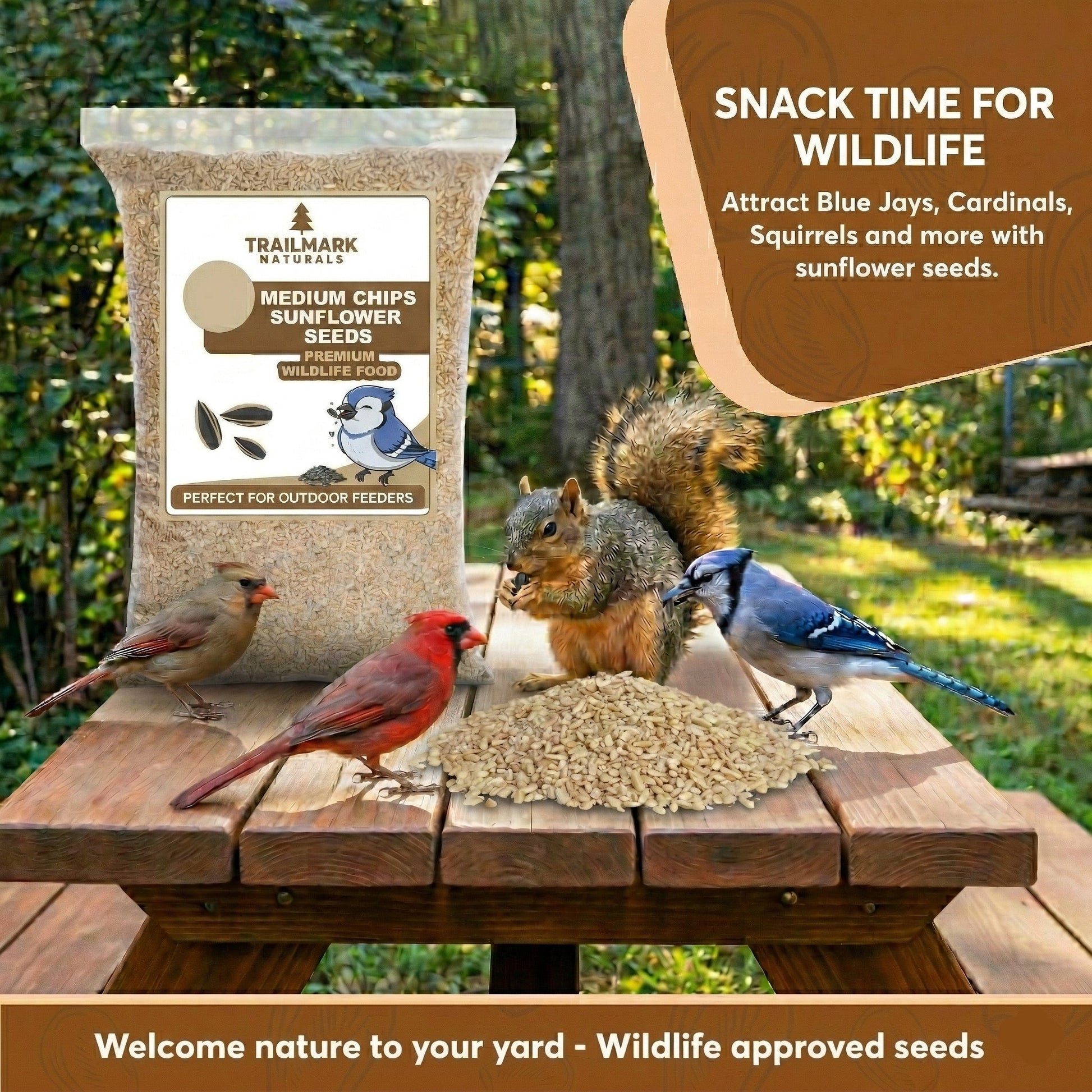 Medium Sunflower Chips – Trailmark Naturals - Trailmark Naturals