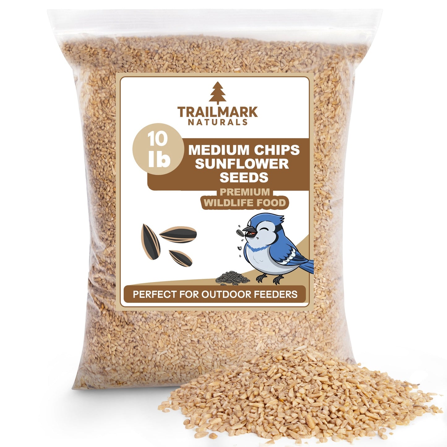 Medium Sunflower Chips – Trailmark Naturals - Trailmark Naturals