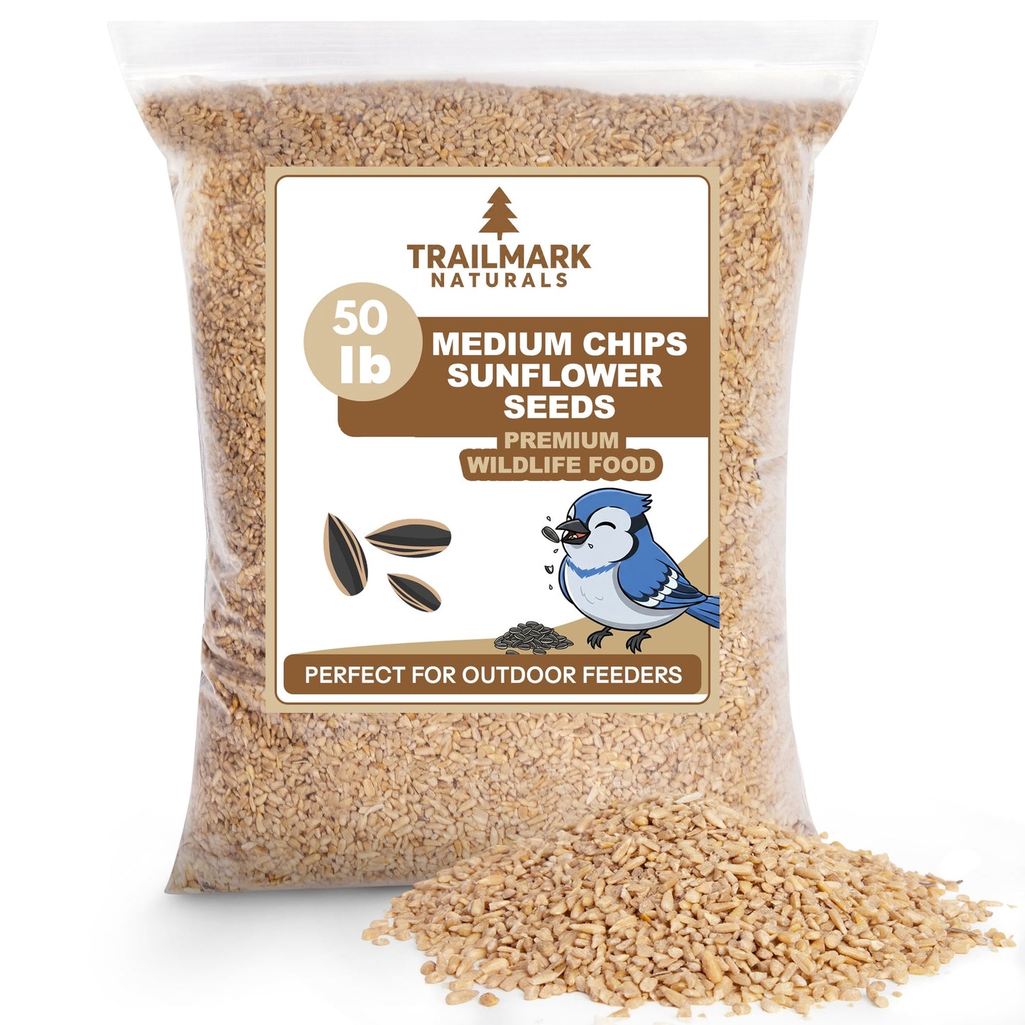 Medium Sunflower Chips – Trailmark Naturals - Trailmark Naturals