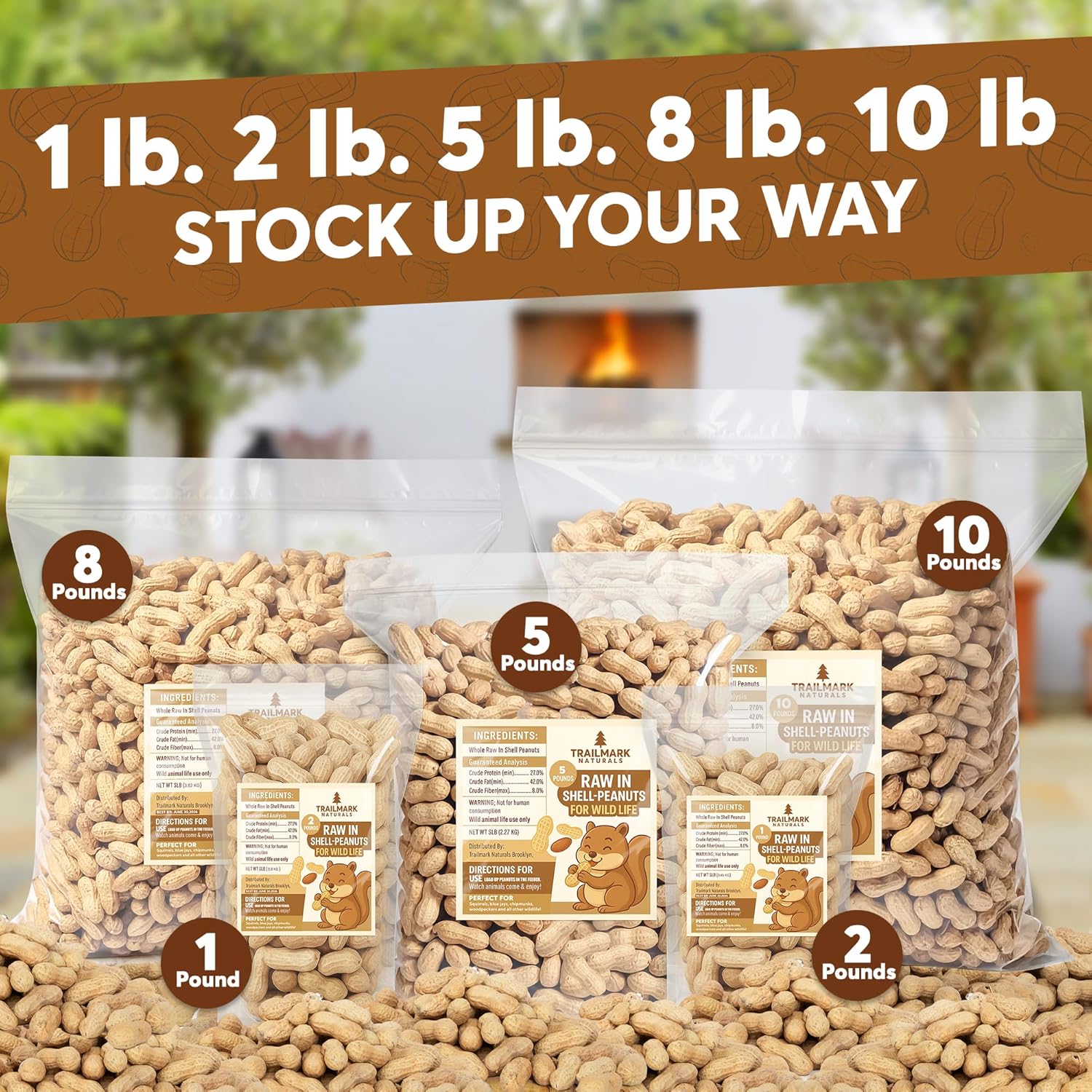 Raw In-Shelled Peanuts – Trailmark Naturals - Trailmark Naturals