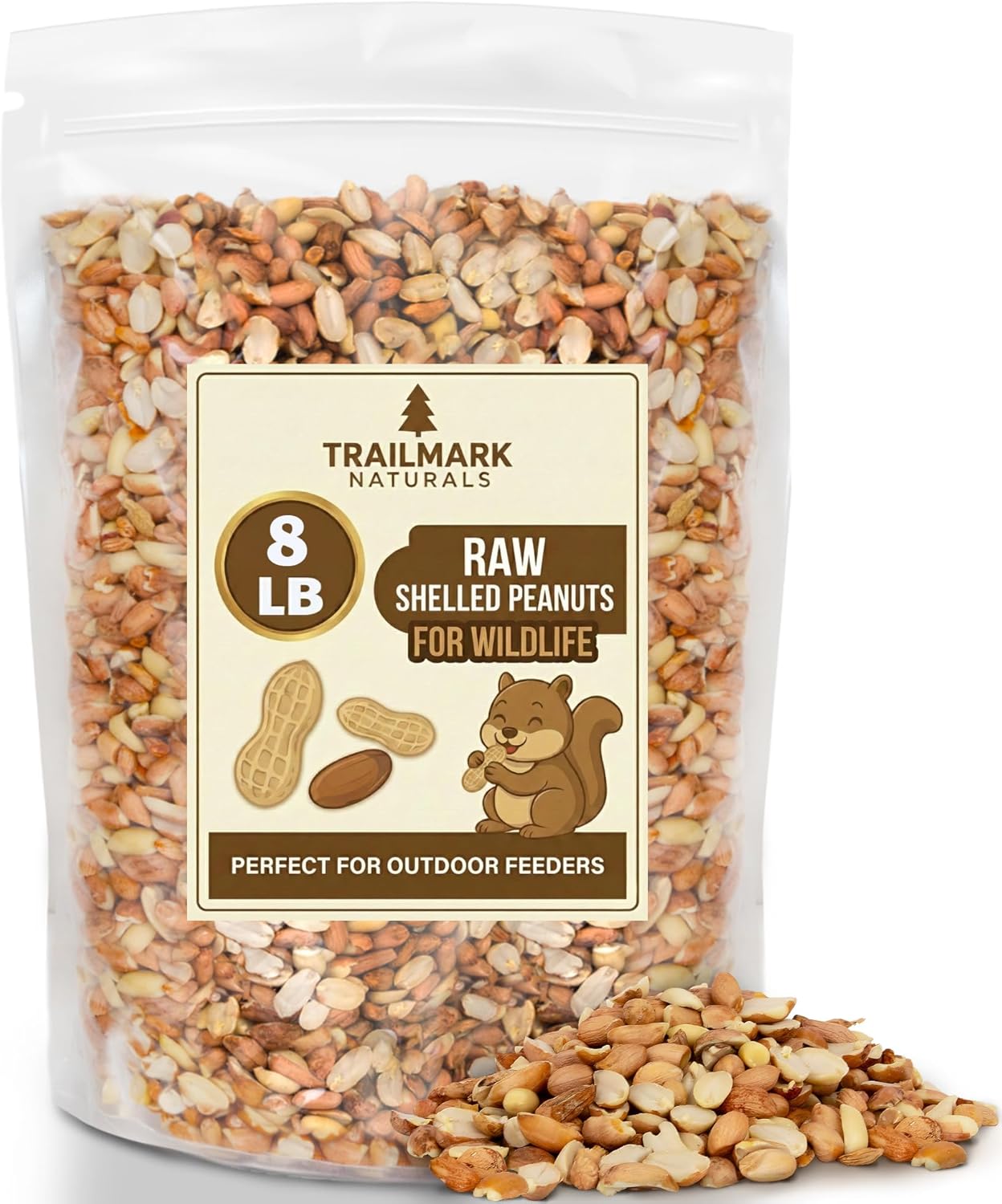 Raw Shelled Peanuts – Trailmark Naturals - Trailmark Naturals