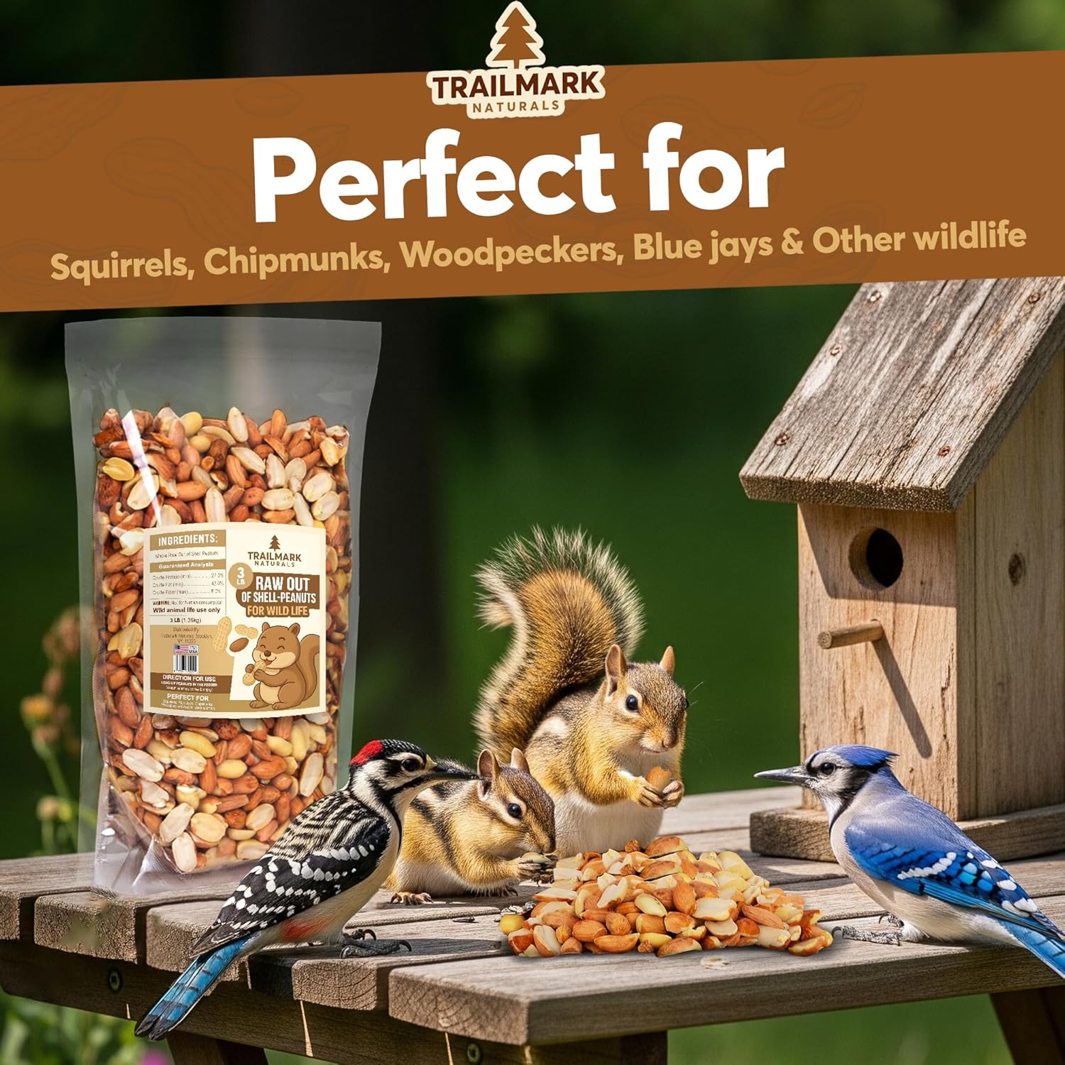Raw Shelled Peanuts – Trailmark Naturals - Trailmark Naturals